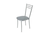 Стул VIOLA, сидение Эко кожа  Silver, каркас Сталь  ,  880*400*430 sppr5VVTtoAR22753