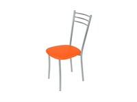 Стул VIOLA, сидение Эко кожа  Orange, каркас Сталь  ,  880*400*430 sppr5VVTtoAR23024