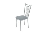 Стул FOSKA, сидение Эко кожа  Silver, каркас Сталь  ,  880*400*430 sppr5VVTtoAR22744