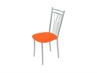 Стул FOSKA, сидение Эко кожа  Orange, каркас Сталь  ,  880*400*430 sppr5VVTtoAR23031