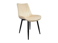 Стул Jet-Set, сидение Велюр  Beige V203, каркас Сталь  SBlack,  860*535*640 sppr5VVTtoAR093-6496 (67303)