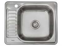 Мойка врезная 584818/0,8 1Ч1К (правая),  Нержавеющая сталь   ,    ,  180*580*480 sppr5VVTtoAR086-0093 (23387)