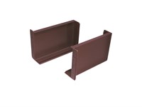 Декоративная накладка ABS (компл. 2 шт.),  Пластик  ,  Венге  ,  43*27*67 sppr5VVTtoAR086-0731 (24204)