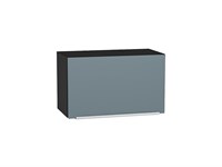 Кухонный  Шкаф верхний горизонтальный Фьюжн Graphite, Silky Blue, 360, 600, каркас ЛДСП  Graphite, фасад МДФ  Silky Blue,  358*600*320 sppr5VVTtoAR51928