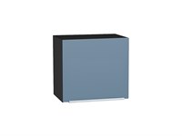 Кухонный  Шкаф верхний горизонтальный Фьюжн Graphite, Silky Blue, 460, 500, каркас ЛДСП  Graphite, фасад МДФ  Silky Blue,  460*500*318 sppr5VVTtoAR57220