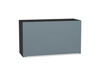 Кухонный  Шкаф верхний горизонтальный Фьюжн Graphite, Silky Blue, 460, 800, каркас ЛДСП  Graphite, фасад МДФ  Silky Blue,  460*800*318 sppr5VVTtoAR57222