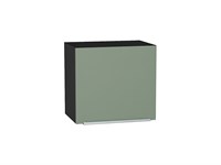 Кухонный  Шкаф верхний горизонтальный Фьюжн Graphite, Silky Mint, 460, 500, каркас ЛДСП  Graphite, фасад МДФ  Silky Mint,  460*500*318 sppr5VVTtoAR57217