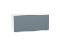 Кухонный  Шкаф верхний горизонтальный Фьюжн Белый, Silky Blue, 360, 800, каркас ЛДСП  Белый, фасад МДФ  Silky Blue,  358*800*320 sppr5VVTtoAR51927
