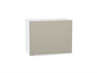 Кухонный  Шкаф верхний горизонтальный Фьюжн Белый, Silky Grey, 460, 600, каркас ЛДСП  Белый, фасад МДФ  Silky Grey,  460*600*318 sppr5VVTtoAR57194
