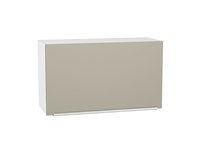 Кухонный  Шкаф верхний горизонтальный Фьюжн Белый, Silky Grey, 460, 800, каркас ЛДСП  Белый, фасад МДФ  Silky Grey,  460*800*318 sppr5VVTtoAR57195