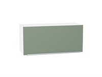 Кухонный  Шкаф верхний горизонтальный Фьюжн Белый, Silky Mint, 360, 800, каркас ЛДСП  Белый, фасад МДФ  Silky Mint,  358*800*320 sppr5VVTtoAR51923