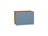 Кухонный  Шкаф верхний горизонтальный Фьюжн Дуб Вотан, Silky Blue, 360, 500, каркас ЛДСП  Дуб Вотан, фасад МДФ  Silky Blue,  358*500*320 sppr5VVTtoAR60660