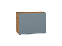 Кухонный  Шкаф верхний горизонтальный Фьюжн Дуб Вотан, Silky Blue, 460, 600, каркас ЛДСП  Дуб Вотан, фасад МДФ  Silky Blue,  460*600*318 sppr5VVTtoAR60664