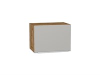 Кухонный  Шкаф верхний горизонтальный Фьюжн Дуб Вотан, Silky Light Grey, 360, 500, каркас ЛДСП  Дуб Вотан, фасад МДФ  Silky Light Grey,  358*500*320 sppr5VVTtoAR66556