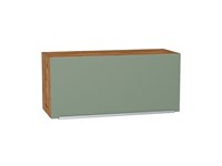 Кухонный  Шкаф верхний горизонтальный Фьюжн Дуб Вотан, Silky Mint, 360, 800, каркас ЛДСП  Дуб Вотан, фасад МДФ  Silky Mint,  358*800*320 sppr5VVTtoAR60656