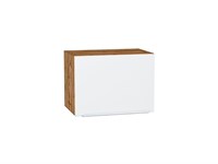 Кухонный  Шкаф верхний горизонтальный Фьюжн Дуб Вотан, Silky White, 360, 500, каркас ЛДСП  Дуб Вотан, фасад МДФ  Silky White,  358*500*320 sppr5VVTtoAR60636