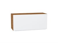 Кухонный  Шкаф верхний горизонтальный Фьюжн Дуб Вотан, Silky White, 360, 800, каркас ЛДСП  Дуб Вотан, фасад МДФ  Silky White,  358*800*320 sppr5VVTtoAR60638
