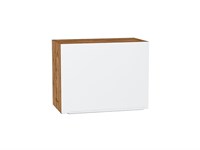 Кухонный  Шкаф верхний горизонтальный Фьюжн Дуб Вотан, Silky White, 460, 600, каркас ЛДСП  Дуб Вотан, фасад МДФ  Silky White,  460*600*318 sppr5VVTtoAR60640
