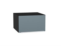 Кухонный  Шкаф верхний горизонтальный глубокий Фьюжн Graphite, Silky Blue, 600, каркас ЛДСП  Graphite, фасад МДФ  Silky Blue,  358*600*576 sppr5VVTtoAR51870