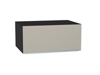 Кухонный  Шкаф верхний горизонтальный глубокий Фьюжн Graphite, Silky Grey, 800, каркас ЛДСП  Graphite, фасад МДФ  Silky Grey,  358*800*576 sppr5VVTtoAR51863