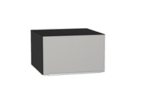 Кухонный  Шкаф верхний горизонтальный глубокий Фьюжн Graphite, Silky Light Grey, 600, каркас ЛДСП  Graphite, фасад МДФ  Silky Light Grey,  358*600*576 sppr5VVTtoAR66548