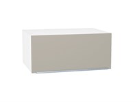 Кухонный  Шкаф верхний горизонтальный глубокий Фьюжн Белый, Silky Grey, 800, каркас ЛДСП  Белый, фасад МДФ  Silky Grey,  358*800*576 sppr5VVTtoAR51861