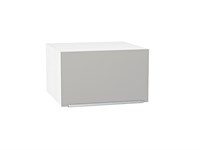 Кухонный  Шкаф верхний горизонтальный глубокий Фьюжн Белый, Silky Light Grey, 600, каркас ЛДСП  Белый, фасад МДФ  Silky Light Grey,  358*600*576 sppr5VVTtoAR66542