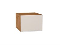 Кухонный  Шкаф верхний горизонтальный глубокий Фьюжн Дуб Вотан, Cream Silk, 500, каркас ЛДСП  Дуб Вотан, фасад МДФ  Cream Silk,  358*500*576 sppr5VVTtoAR71867