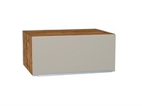 Кухонный  Шкаф верхний горизонтальный глубокий Фьюжн Дуб Вотан, Silky Grey, 800, каркас ЛДСП  Дуб Вотан, фасад МДФ  Silky Grey,  358*800*576 sppr5VVTtoAR60623