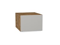 Кухонный  Шкаф верхний горизонтальный глубокий Фьюжн Дуб Вотан, Silky Light Grey, 500, каркас ЛДСП  Дуб Вотан, фасад МДФ  Silky Light Grey,  358*500*576 sppr5VVTtoAR66544