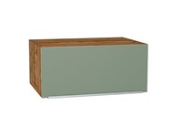 Кухонный  Шкаф верхний горизонтальный глубокий Фьюжн Дуб Вотан, Silky Mint, 800, каркас ЛДСП  Дуб Вотан, фасад МДФ  Silky Mint,  358*800*576 sppr5VVTtoAR60626