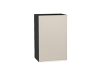 Кухонный  Шкаф верхний с 1-ой дверцей Фьюжн Graphite, Cream Silk, 720, 450, каркас ЛДСП  Graphite, фасад МДФ  Cream Silk,  716*450*320 sppr5VVTtoAR71926