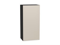 Кухонный  Шкаф верхний с 1-ой дверцей Фьюжн Graphite, Cream Silk, 920, 450, каркас ЛДСП  Graphite, фасад МДФ  Cream Silk,  920*450*320 sppr5VVTtoAR71932