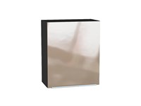 Кухонный  Шкаф верхний с 1-ой дверцей Фьюжн Graphite, Gallant, 720, 600, каркас ЛДСП  Graphite, фасад МДФ  Gallant,  716*600*320 sppr5VVTtoAR41515
