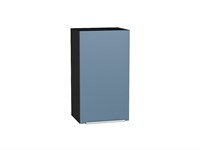 Кухонный  Шкаф верхний с 1-ой дверцей Фьюжн Graphite, Silky Blue, 720, 400, каркас ЛДСП  Graphite, фасад МДФ  Silky Blue,  716*400*320 sppr5VVTtoAR52026