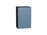 Кухонный  Шкаф верхний с 1-ой дверцей Фьюжн Graphite, Silky Blue, 720, 450, каркас ЛДСП  Graphite, фасад МДФ  Silky Blue,  716*450*320 sppr5VVTtoAR52027