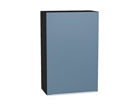 Кухонный  Шкаф верхний с 1-ой дверцей Фьюжн Graphite, Silky Blue, 920, 600, каркас ЛДСП  Graphite, фасад МДФ  Silky Blue,  920*600*320 sppr5VVTtoAR52034