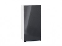 Кухонный  Шкаф верхний с 1-ой дверцей Фьюжн Белый, Anthracite, 920, 450, каркас ЛДСП  Белый, фасад МДФ  Anthracite,  920*450*320 sppr5VVTtoAR45072