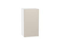 Кухонный  Шкаф верхний с 1-ой дверцей Фьюжн Белый, Cream Silk, 720, 400, каркас ЛДСП  Белый, фасад МДФ  Cream Silk,  716*400*320 sppr5VVTtoAR71893
