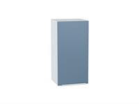 Кухонный  Шкаф верхний с 1-ой дверцей Фьюжн Белый, Silky Blue, 720, 350, каркас ЛДСП  Белый, фасад МДФ  Silky Blue,  716*350*320 sppr5VVTtoAR65108