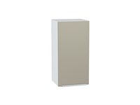 Кухонный  Шкаф верхний с 1-ой дверцей Фьюжн Белый, Silky Grey, 720, 350, каркас ЛДСП  Белый, фасад МДФ  Silky Grey,  716*350*320 sppr5VVTtoAR65096