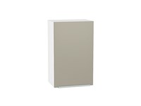 Кухонный  Шкаф верхний с 1-ой дверцей Фьюжн Белый, Silky Grey, 720, 450, каркас ЛДСП  Белый, фасад МДФ  Silky Grey,  716*450*320 sppr5VVTtoAR51975