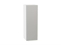 Кухонный  Шкаф верхний с 1-ой дверцей Фьюжн Белый, Silky Light Grey, 920, 300, каркас ЛДСП  Белый, фасад МДФ  Silky Light Grey,  920*300*320 sppr5VVTtoAR66580