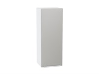 Кухонный  Шкаф верхний с 1-ой дверцей Фьюжн Белый, Silky Light Grey, 920, 350, каркас ЛДСП  Белый, фасад МДФ  Silky Light Grey,  920*350*320 sppr5VVTtoAR66581