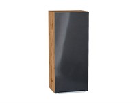 Кухонный  Шкаф верхний с 1-ой дверцей Фьюжн Дуб Вотан, Anthracite, 920, 400, каркас ЛДСП  Дуб Вотан, фасад МДФ  Anthracite,  920*400*320 sppr5VVTtoAR60805