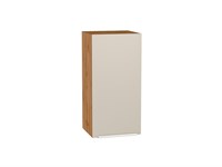 Кухонный  Шкаф верхний с 1-ой дверцей Фьюжн Дуб Вотан, Cream Silk, 720, 350, каркас ЛДСП  Дуб Вотан, фасад МДФ  Cream Silk,  716*350*320 sppr5VVTtoAR71912
