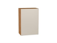 Кухонный  Шкаф верхний с 1-ой дверцей Фьюжн Дуб Вотан, Cream Silk, 720, 500, каркас ЛДСП  Дуб Вотан, фасад МДФ  Cream Silk,  716*500*320 sppr5VVTtoAR71915