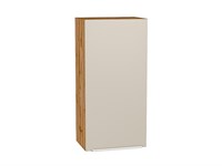 Кухонный  Шкаф верхний с 1-ой дверцей Фьюжн Дуб Вотан, Cream Silk, 920, 450, каркас ЛДСП  Дуб Вотан, фасад МДФ  Cream Silk,  920*450*320 sppr5VVTtoAR71920