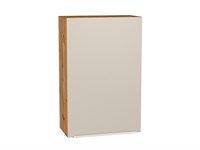 Кухонный  Шкаф верхний с 1-ой дверцей Фьюжн Дуб Вотан, Cream Silk, 920, 600, каркас ЛДСП  Дуб Вотан, фасад МДФ  Cream Silk,  920*600*320 sppr5VVTtoAR71922