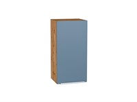 Кухонный  Шкаф верхний с 1-ой дверцей Фьюжн Дуб Вотан, Silky Blue, 720, 350, каркас ЛДСП  Дуб Вотан, фасад МДФ  Silky Blue,  716*350*320 sppr5VVTtoAR65110